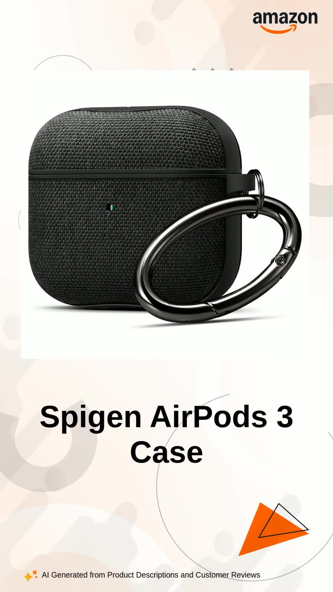 Spigen for AirPods 3(2021) Case, Carabiner Included, Premium